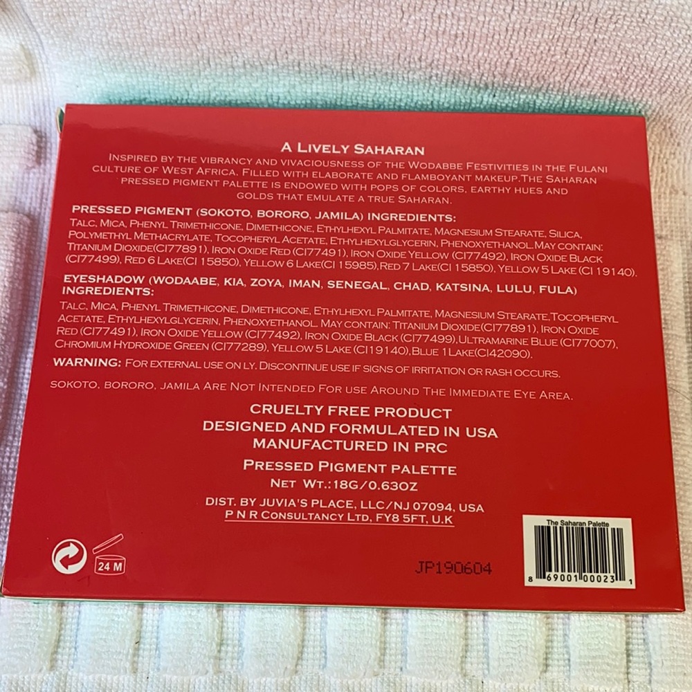 Juvia’s Place THE SAHARAN EYESHADOW PALETTE BOUTIQUE FACTORY SEALED NWT - Picture 5 of 6